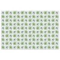 Abstract Floral Tissue Wrapping Paper