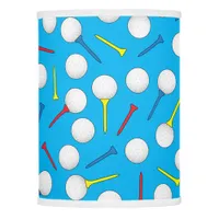 Golf Balls and Tees, Fun Golf Lamp Shade