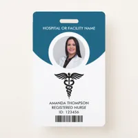 Registered Nurse Photo Identification Badge