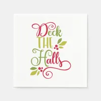 deck the halls napkins