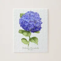 Blue Hydrangea Jigsaw Puzzle