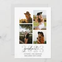 Graduate Photo Collage | Gray Year Of Announcement