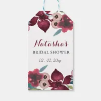 Boho Floral Garden Bridal Shower  Gift Tags