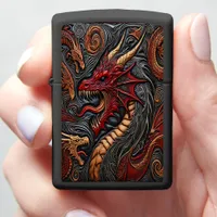 Fierce Dragon Art Zippo Lighter