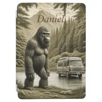 Vintage Bigfoot and RV Camper Personalized  iPad Air Cover