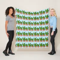 Shelves of Aloe Vera Plants Ai Art