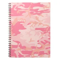 LIght Pink Camouflage Notebook