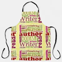 All About Authors Wordy Fun Pattern Apron