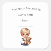 Customize Boy Book Plate