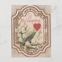 Vintage Valentine Holiday Postcard