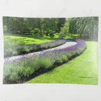 Stunning Lavender-Lined Garden Walk Trinket Tray