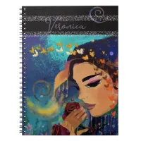 Women and Roses Notebook