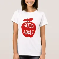 Good Apple Fun Red Fruit Love Design T-Shirt