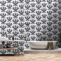 Damask Graphite Wallpaper