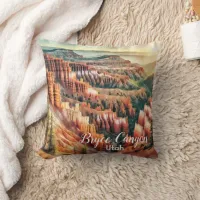 Bryce Canyon, Utah National Park Throw Pillow