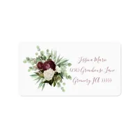 Botanical Return Address Label