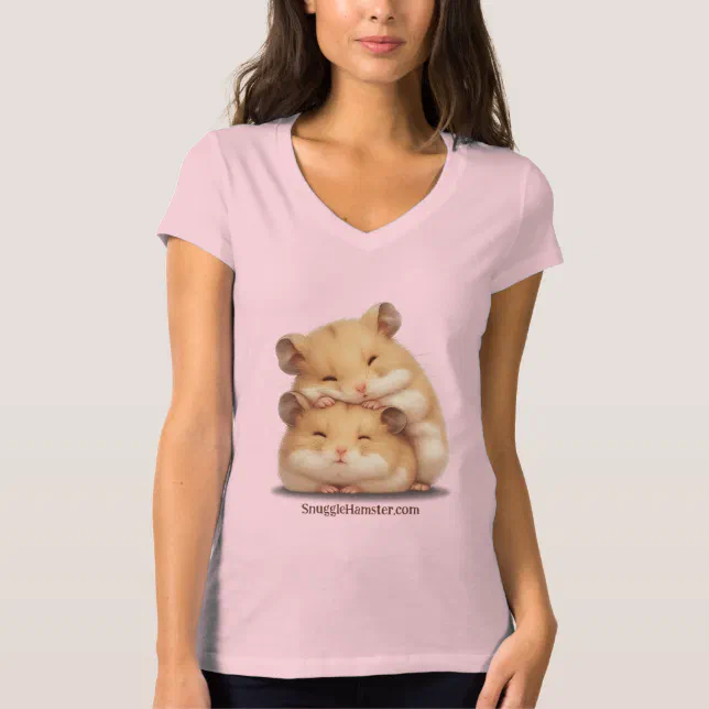 Pair of snuggling hamsters SnuggleHamster.com T-Shirt