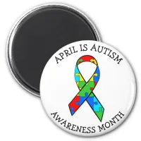 April is Autism Awareness Month   Magnet