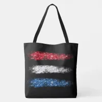 *~* Modern Simple Abstract American Flag Large Tote Bag