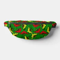 African Gingko Biloba Patterned Fanny Pack