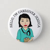 Hello, I'm Caregiver Add Name Button