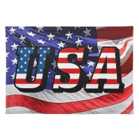 USA - American Flag Cloth Placemat