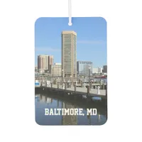 Baltimore's Inner Harbor World Trade Center Photo Air Freshener