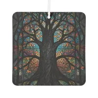 Tree Of Life Stained Glass Mosaic Art  Air Freshener