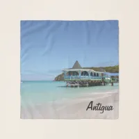 Tropical Paradise Pier on Antigua Scarf
