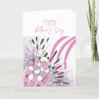 Abstract Floral Modern Mother's Day Card