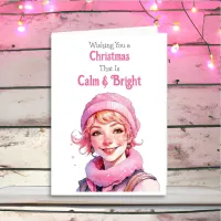 Old-Fashioned Christmas in Pink Holiday