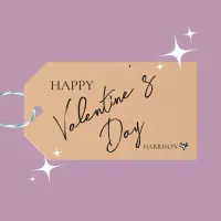 Peach Fuzz Valentine's - Personalized Love Gift Tags