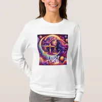 Horoscope Sign Libra Zodiac Ethereal Mystical Art T-Shirt
