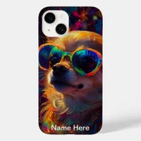 Puppy Love on Holiday Case-Mate iPhone 14 Case