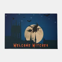 Welcome Witches | Full Moon Halloween Doormat