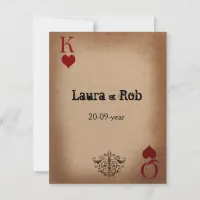 Rustic Las Vegas Wedding Cards