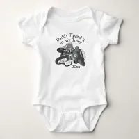 Tipped it Motorcycle Bike T-Shirt Baby Bodysuit