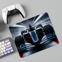 Formula 1 Fury: High-Speed Racing in the Rain Mouse Pad