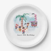 Pirates Treasure Hunt Map Kids Boy Birthday  Paper Plates