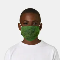 Green Dinosaur Hide Kids Face Mask