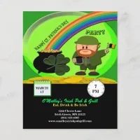 Budget St Patrick's Day Leprechaun, Pot of Gold Flyer