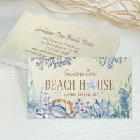 Beach House Vacation Rental Cottage Business Card