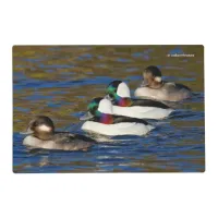 Getting My Ducks in a Row: Four Buffleheads Placemat