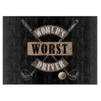 World's Worst Driver WWDa Cutting Board