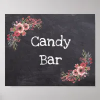 Wedding Sign Candy Bar Chalkboard Look