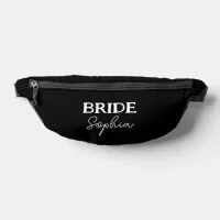 Bachelorette Party Bride To Be Name Black Fanny Pack