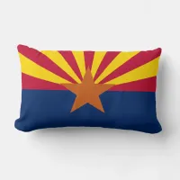 State of Arizona Flag Lumbar Pillow