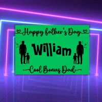 Cool Bonus Dad Happy Father's Day | Poster