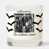 Personalized Halloween Family Photo Spooky Scented Candle