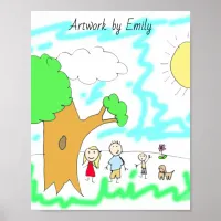 Add your Child's Artwork to this Poster